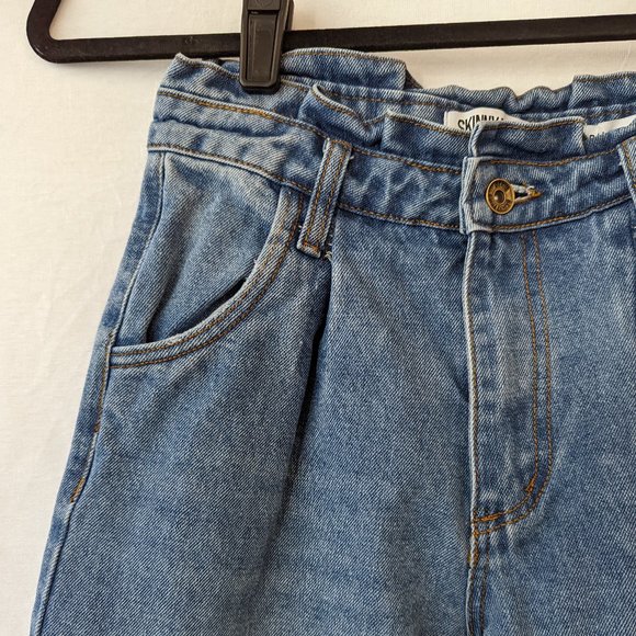 Skinny Fries Medium Wash Balloon Jeans Size 3 - Picture 6 of 14